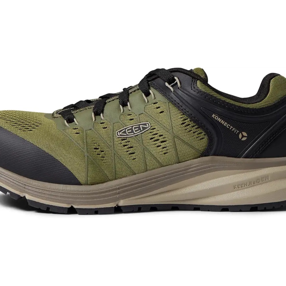 Keen Vista Energy Safety Toe Shoe - Women’s 9 Wide - Olive/Black NIB - Picture 2 of 10